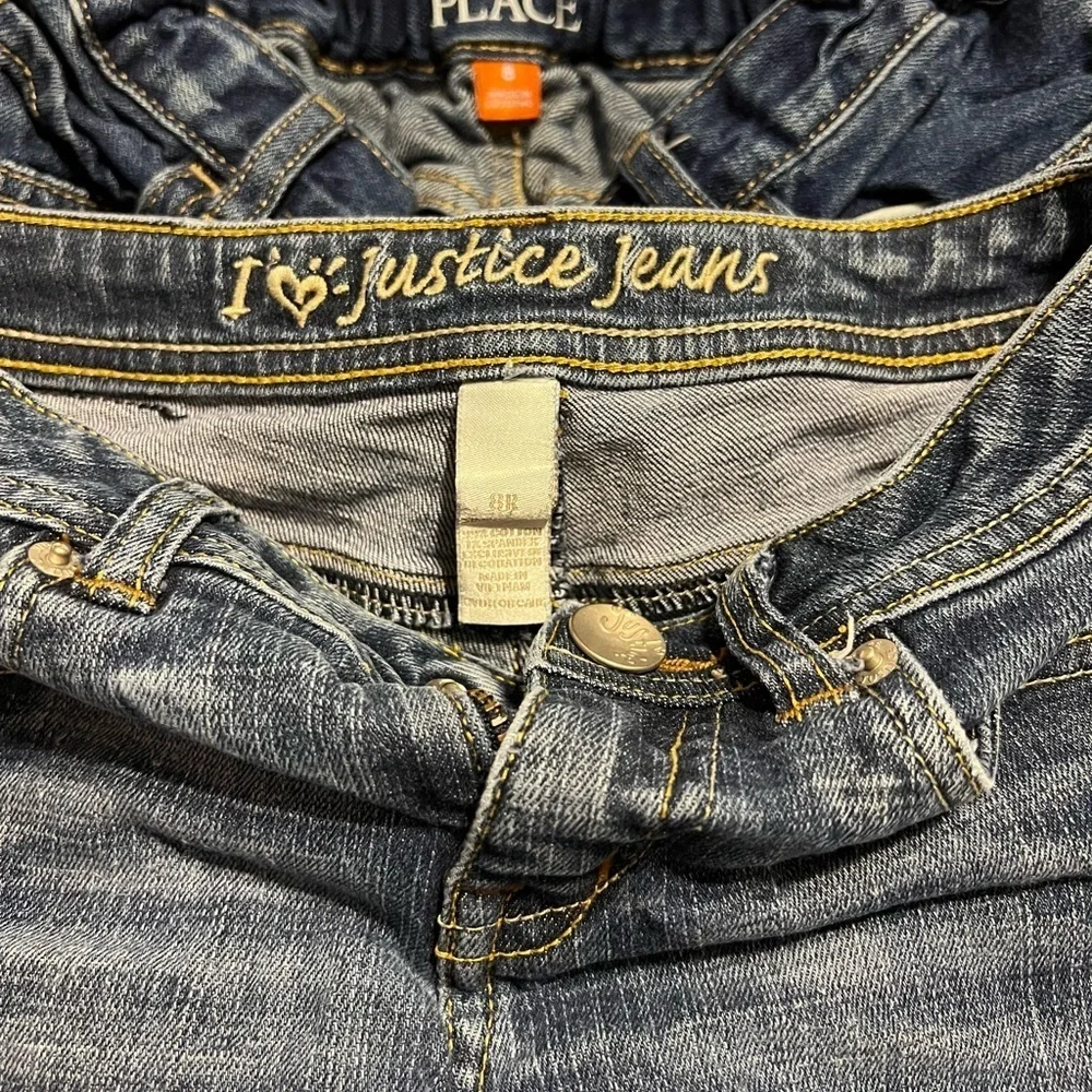 Girls Jean Shorts Size 8, Justice & Children’s Place